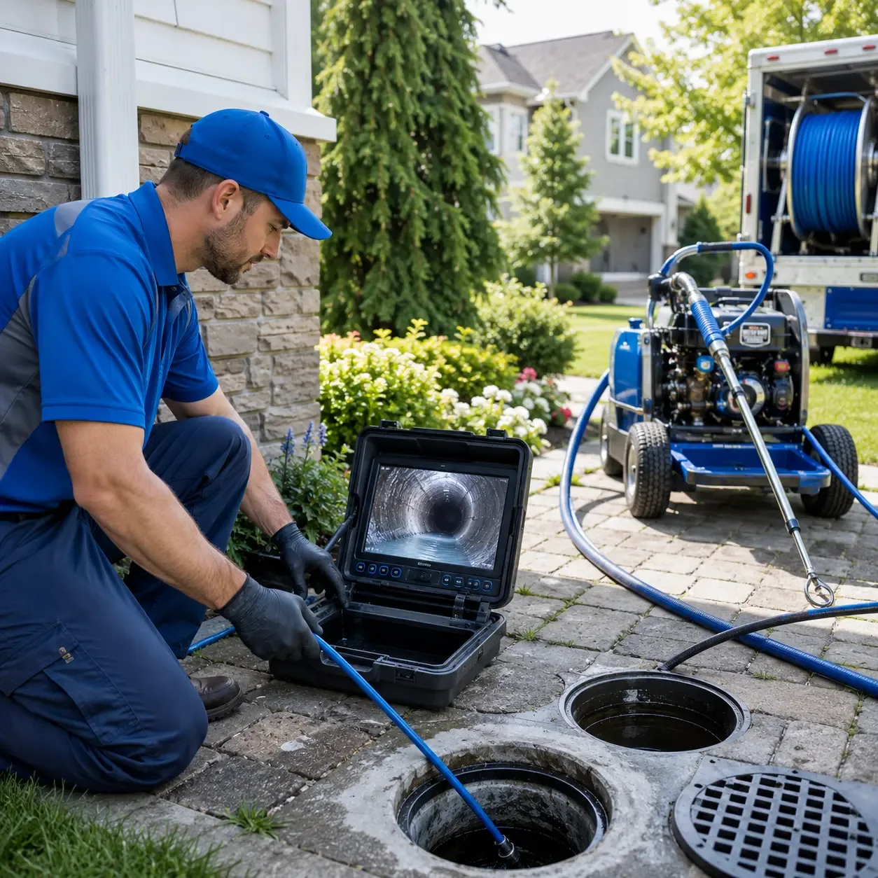 Outdoor drain cleaning professionals serving Koppel, PA